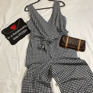 Banana Republic Gingham Jumpsuit